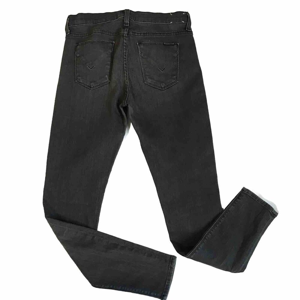 Hudson Jeans Womens Jeans Size 27 Nico Super Mid-Rise Skinny Stretch Denim Gray